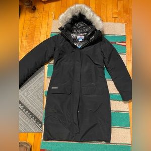 Columbia 5500 TurboDown Parka Small Black